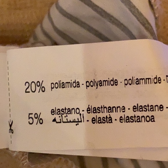 NWT. Zara Beige Contrast Hooded Sweatshirt. Size S. - Picture 8 of 10